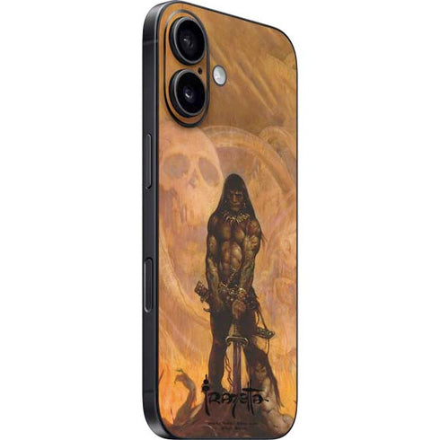 Barbarian by Frazetta iPhone 16 Skin